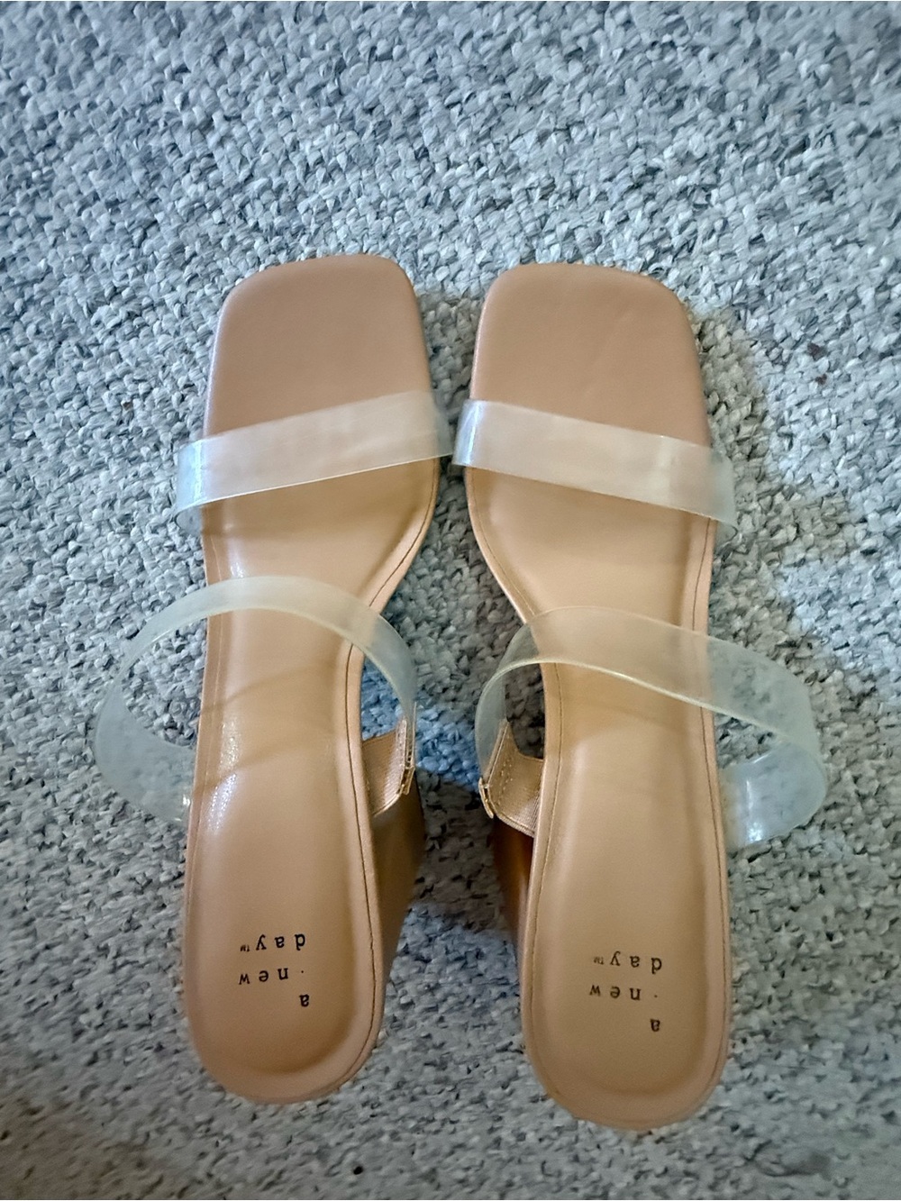 a new day Nude Clear Double-Strap Block Heel Sandal - Picture 7 of 7